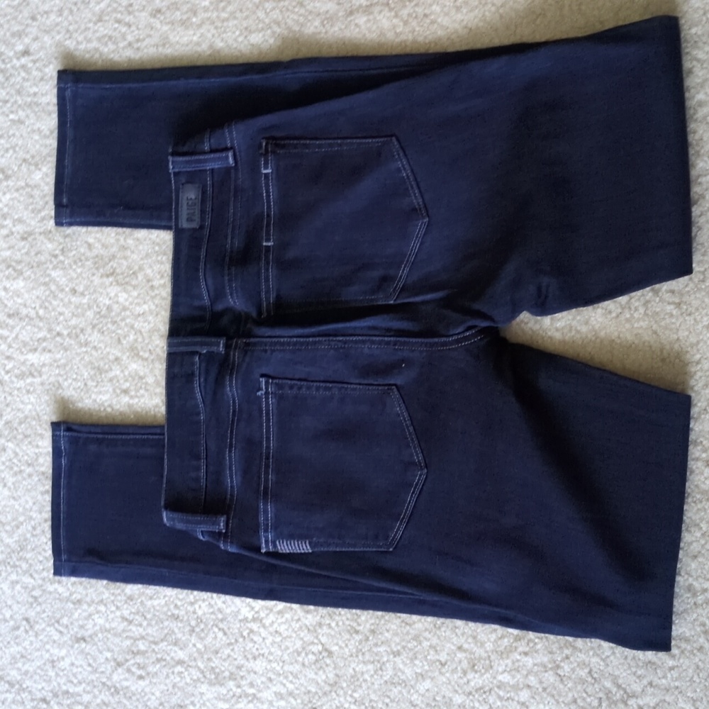 PAIGE Women's Deep Indigo Skinny Jeans - Picture 4 of 9